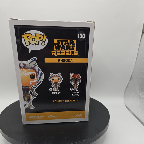 Funko Pop! Vinyl:Star Wars -Ahsoka - Hot Topic(Exclusive)#130 VAULTED +PROTECTOR - Picture 3 of 4